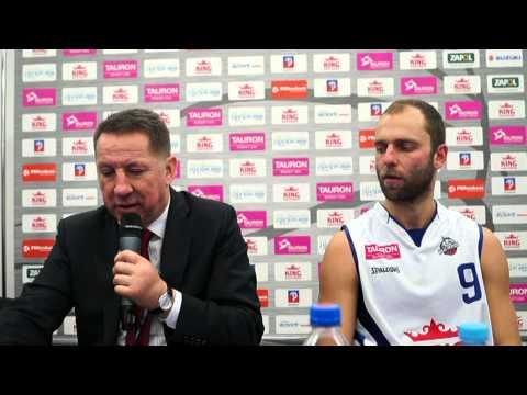 KING Wilki Morskie Szczecin - Rosa Radom 75:94 (konferencja prasowa)