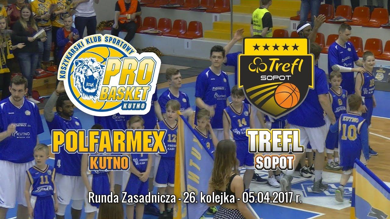 Skrót meczu Polfarmex Kutno - Trefl Sopot - 05.04.2017