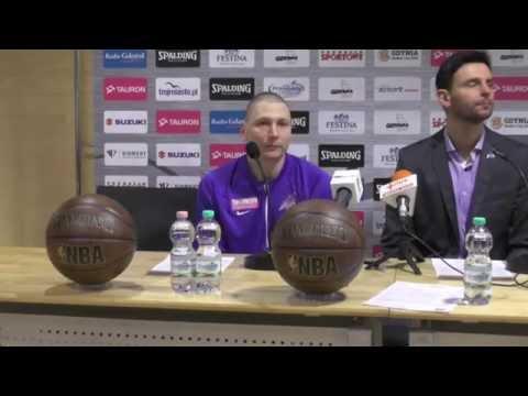 Półfinał Gdynia Basket Cup 2015 - konferencja AZS Koszalin