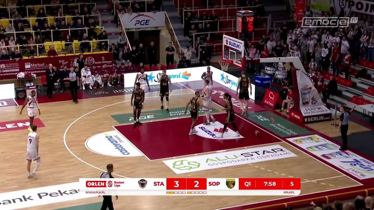 Geoffrey Groselle efektownie blokuje #ORLENBasketLiga #PLKPL