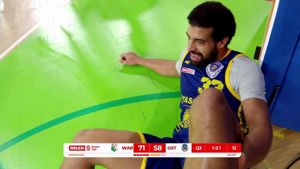 Trenton Gibson efektownie z faulem!