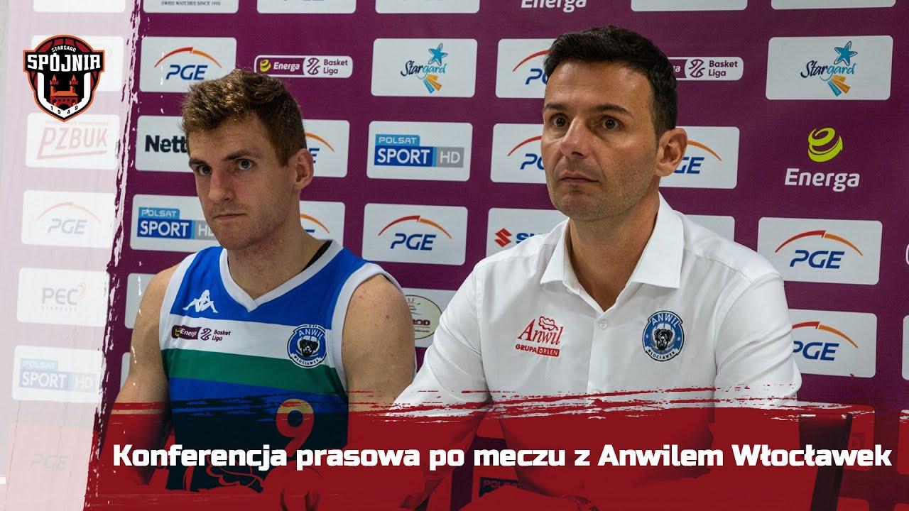 Konferencja prasowa po meczu PGE Spójnia Stargard - Anwil Włocławek