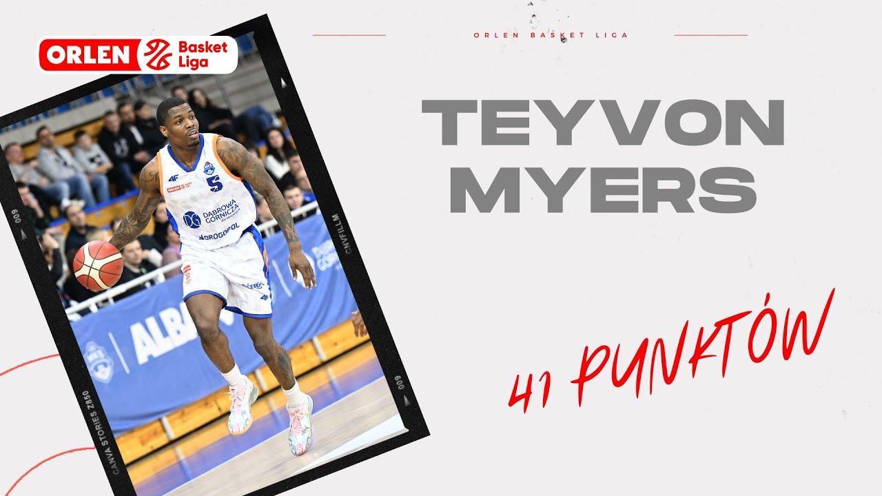 Teyvon Myers - 41 punktów #ORLENBasketLiga #plkpl