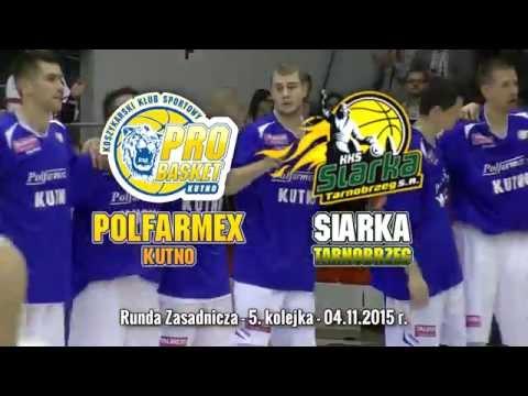 Skrót meczu Polfarmex Kutno - Siarka Tarnobrzeg - 04.11.2015