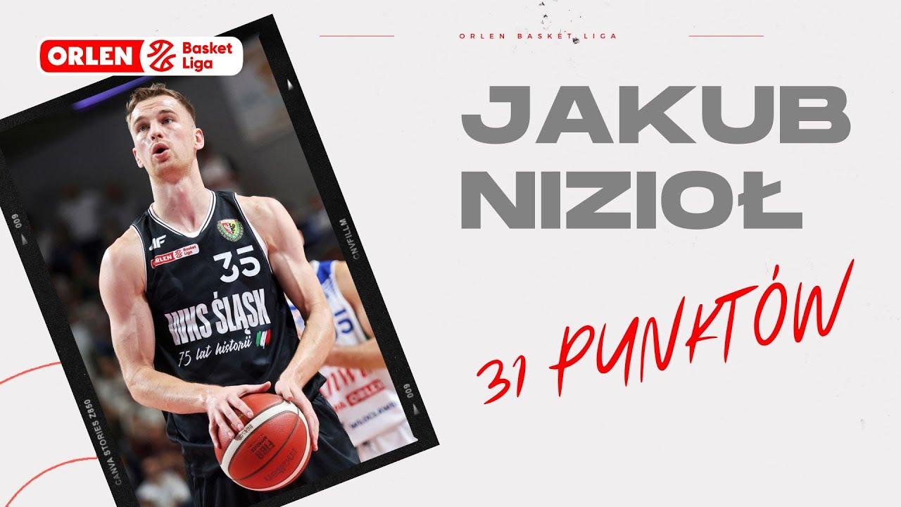 Jakub Nizioł - 31 punktów! #ORLENBasketLiga #plkpl