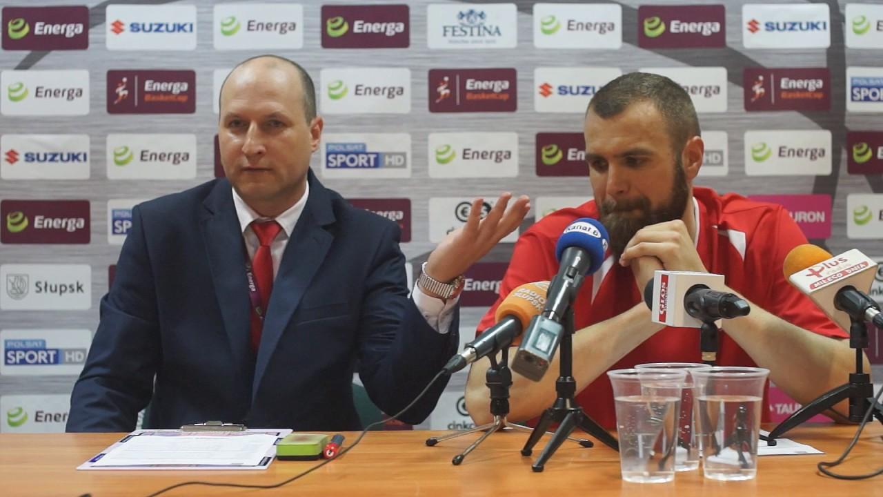 | Konferencja prasowa | ENERGA CZARNI Słupsk 67:76 Stal Ostrów Wielkopolski