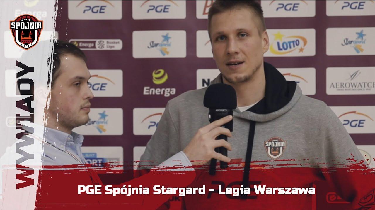 Wywiady po meczu PGE Spójnia Stargard - Legia Warszawa