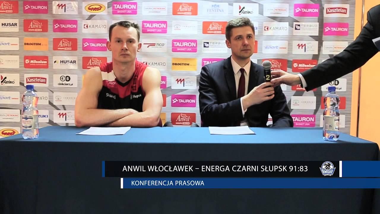 Anwil Włocławek – Energa Czarni Słupsk 91:83 | Konferencja prasowa