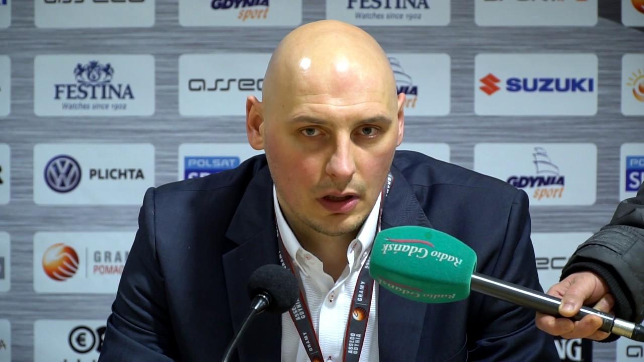 Asseco Gdynia vs. MKS Dąbrowa Górnicza - konferencja prasowa - 27. 01. 2017