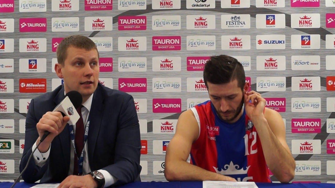 Konferencja prasowa: KING Wilki Morskie Szczecin - Start Lublin