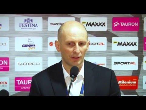 Asseco Gdynia vs. Trefl Sopot - konferencja prasowa - 16.01.2016