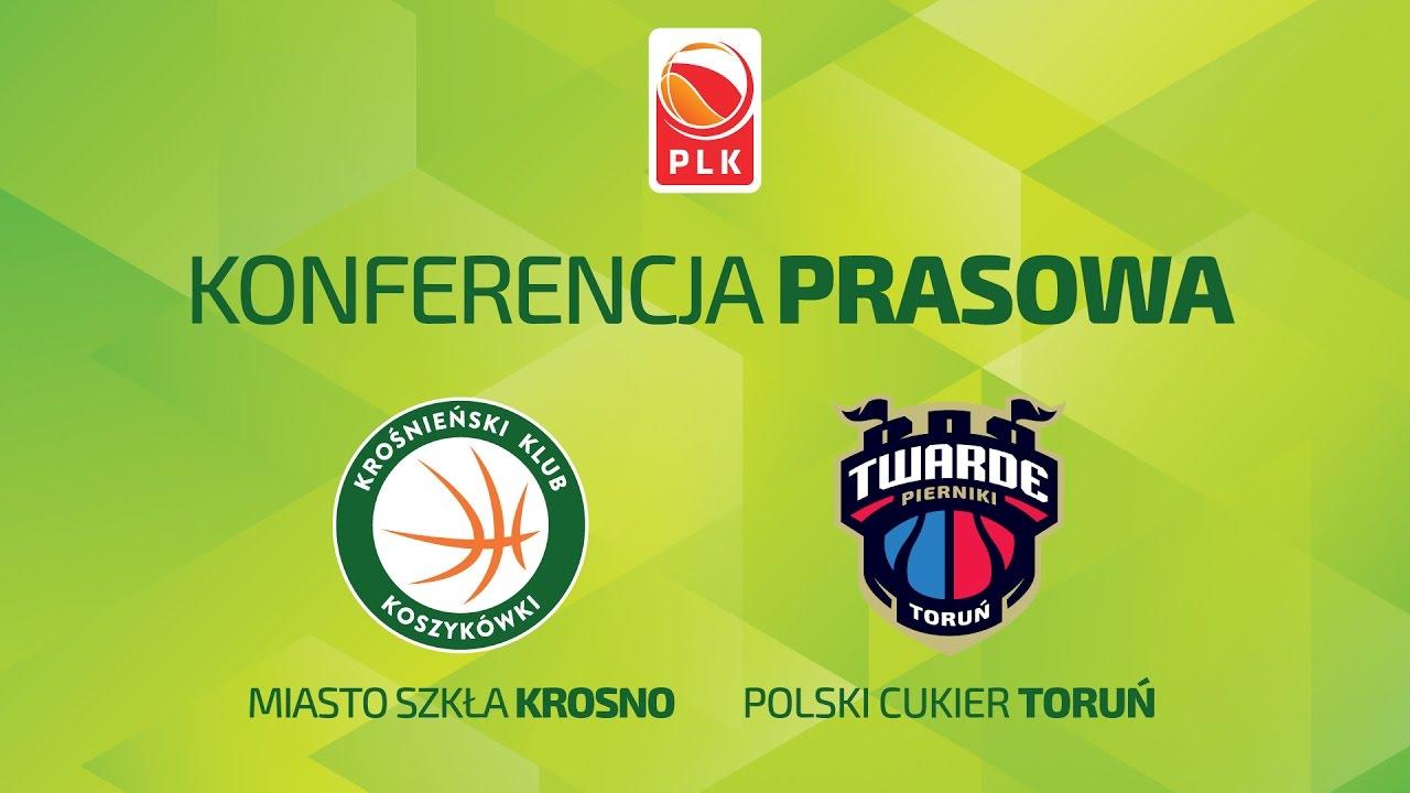 Konferencja prasowa po meczu Miasto Szkła Krosno - Polski Cukier Toruń