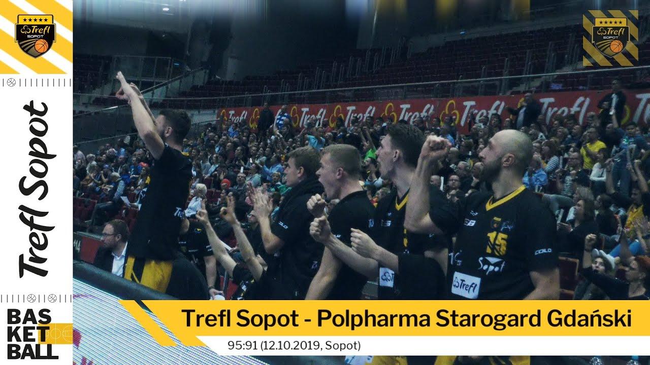 #DerbyPomorza dla żółto-czarnych! Trefl Sopot - Polpharma Starogard Gdański 95:91 | Trefl Sopot