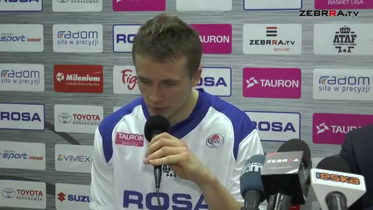 Konferencja prasowa po meczu ROSA RADOM - MKS DĄBROWA GÓRNICZA