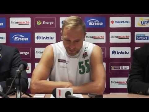 Konferencja prasowa po meczu Stelmet Enea BC Zielona Góra - Trefl Sopot 93:75  21.11.2018r.