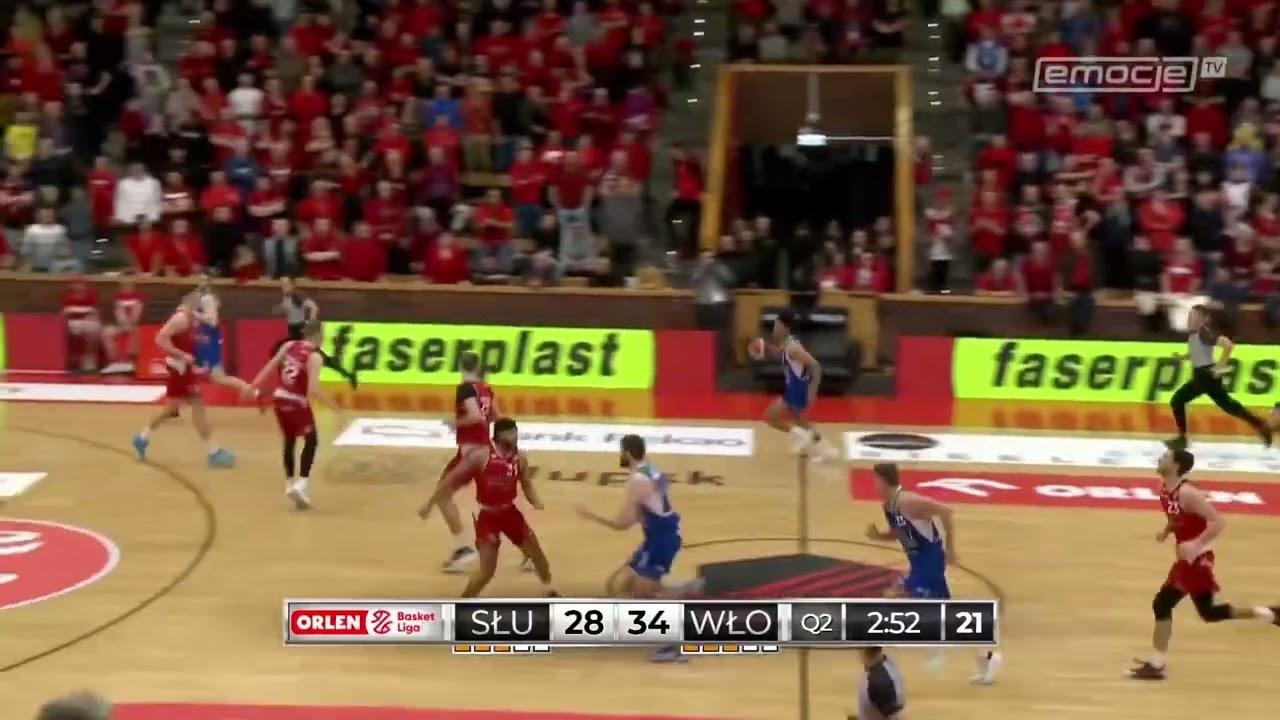 Alley-oop w kontrze! Sanders - Groves #ORLENBasketLiga #PLKPL