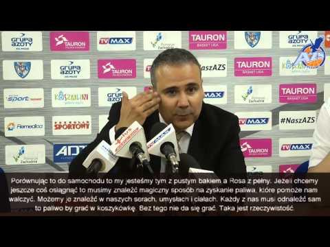 Konferencja prasowa po 2 meczu Play-off, AZS Koszalin - Rosa Radom 62:79, 03.05.2015
