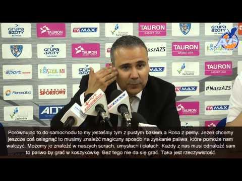 Konferencja prasowa po 2 meczu Play-off, AZS Koszalin - Rosa Radom 62:79, 03.05.2015