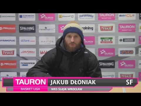 Śląsk Wrocław - Anwil Włocławek - Jakub Dłoniak w wywiadzie pomeczowym
