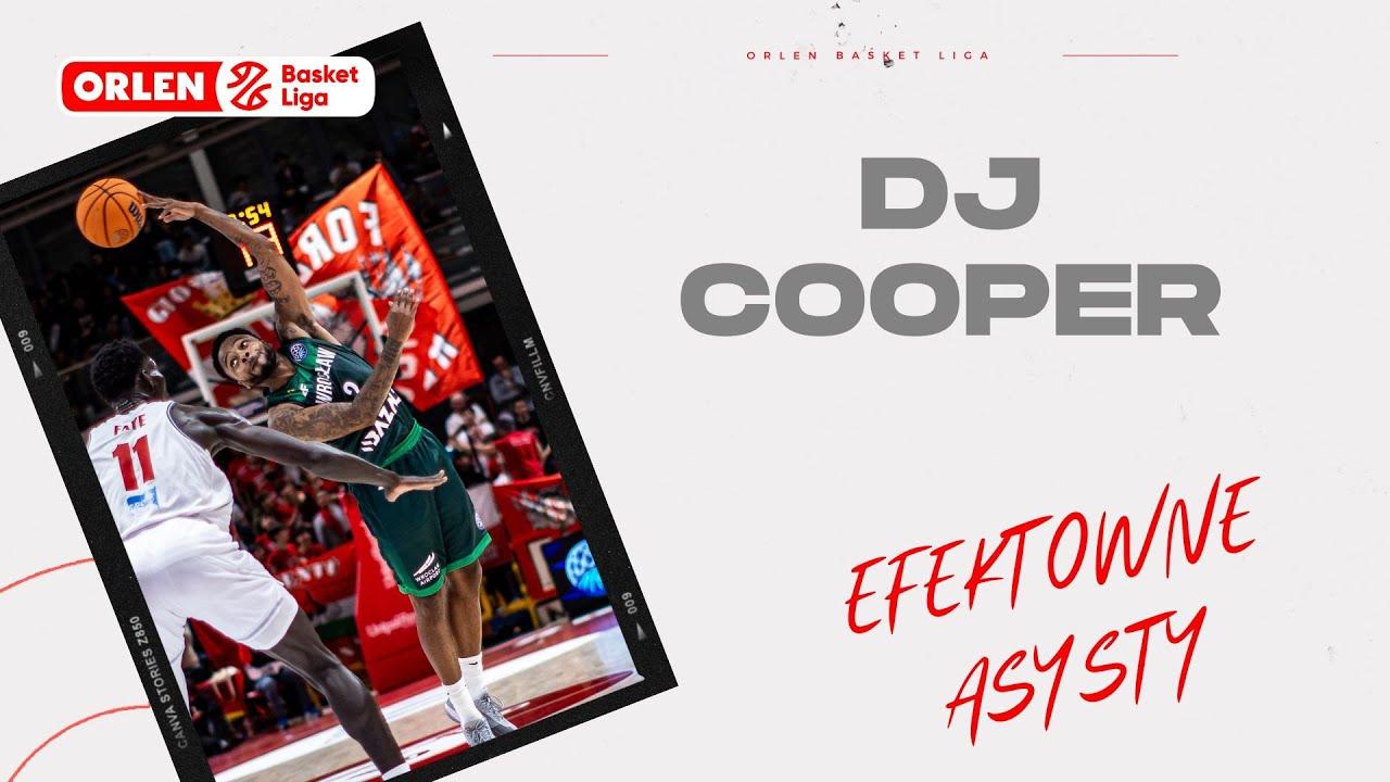 DJ Cooper - efektowne asysty w Zielonej Górze #ORLENBasketLiga #PLKPL