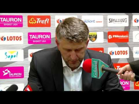 Trefl Sopot - WKS Śląsk Wrocław 11.10.2014 (konferencja prasowa_