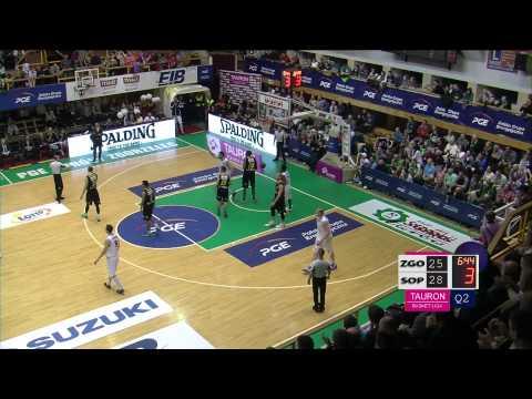 PGE Turów Zgorzelec  Trefl Sopot (II Runda 27 III 2014) skrót meczu