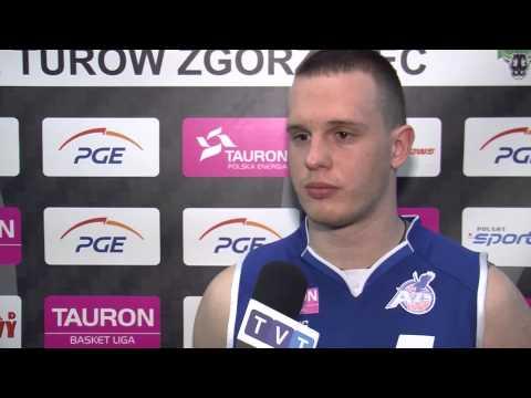 PGE TURÓW ZGORZELEC vs AZS KOSZALIN (WYWIADY FAZA PLAY-OFF) 01.05.2014