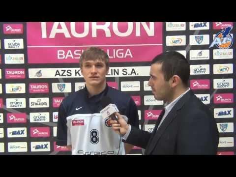 Wywiad po meczu - Filip Matczak, AZS Koszalin - Asseco Gdynia 68:66, 25.03.2014