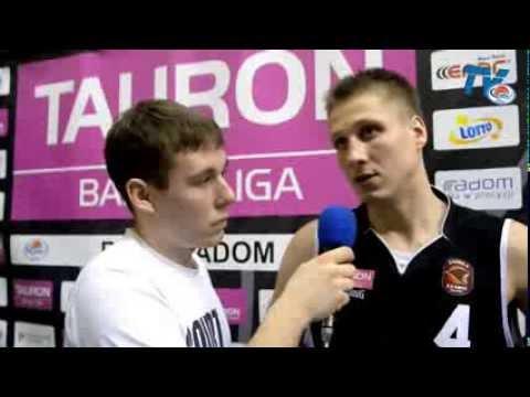Rosa TV:  Tomasz Śnieg - wywiad po meczu ROSA Radom - Energa Czarni Słupsk 87:77 - 18.01.2014