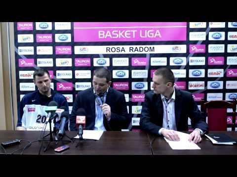 RosaTV: Konferencja prasowa po meczu ROSA Radom - Asseco Gdynia 72:59 - 16.02.2014