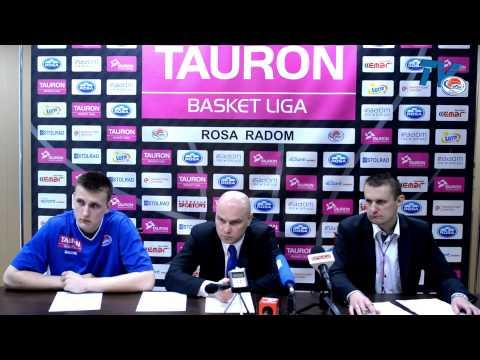 RosaTV: Konferencja prasowa po meczu ROSA Radom - Energa Czarni Słupsk 57:83 - 16.04.2014