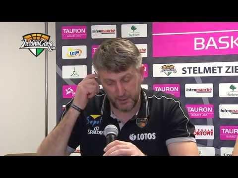 Konferencja po meczu Stelmet Zielona Góra vs. Trefl Sopot 19.04.2014