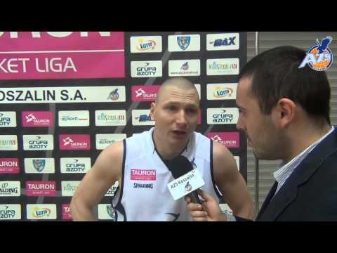 Wywiad po meczu - Krzysztof Szubarga, AZS Koszalin - Asseco Gdynia 68:66, 25.03.2014