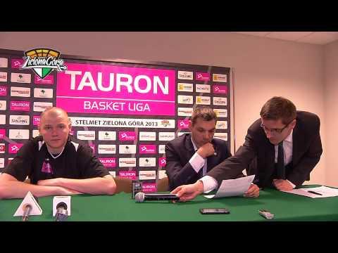 Konferencja po meczu Stelmet Zielona Góra vs. Turów Zgorzelec 10.04.2014