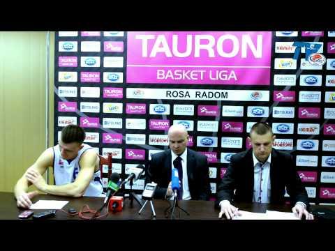 RosaTV: Konferencja prasowa po meczu ROSA Radom - Trefl Sopot 66:73 - 23.04.2014