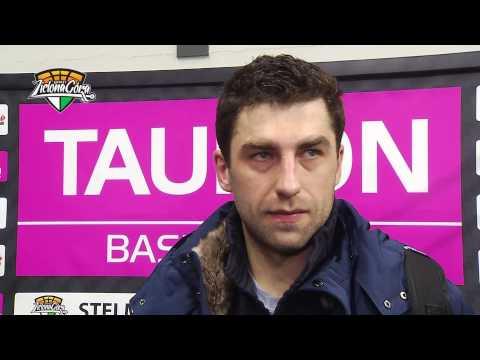 Wywiad po meczu Stelmet Zielona Góra vs. Polpharma Starogard Gdański 16.12.2013