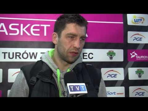 PGE TURÓW ZGORZELEC vs. STELMET ZIELONA GÓRA 13.04.2014 (WYWIADY)