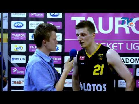 RosaTV: Adam Waczyński po meczu ROSA Radom - Trefl Sopot 60:73