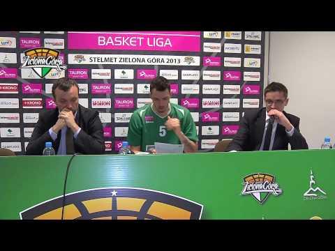 Konferencja po meczu Stelmet Zielona Góra vs. Trefl Sopot 15.05.2014