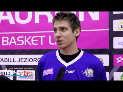 D.Wall i M.Nowakowski po meczu Stabill - Polpharma, 26.03.2014 HD