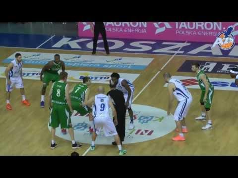 Skrót meczu, AZS Koszalin - WKS Śląsk Wrocław 79:74, 20.12.2013