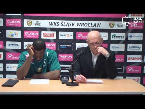 Śląsk Wrocław - Asseco Gdynia - Konferencja prasowa