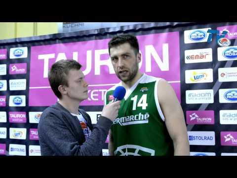 RosaTV: Adam Hrycaniuk - wywiad po meczu ROSA Radom - Stelmet Zielona Góra 82:81 - 06.04.2014