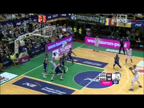 Skrót: PGE Turów - Rosa - mecz 1 - PLAY-OFF 2014 - Tauron Basket Liga