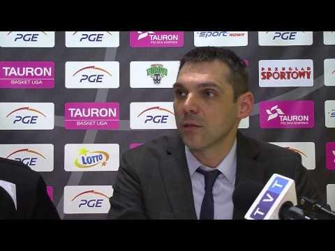 PGE TURÓW ZGORZELEC vs. STELMET ZIELONA GÓRA 13.04.2014 (KONFERENCJA)