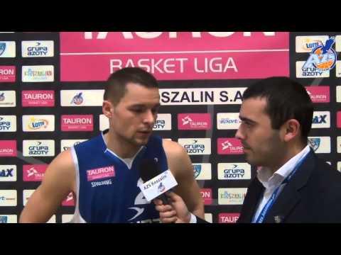 Wywiad po meczu (IMBC) - Maciej Raczyński, AZS Koszalin - WKS Śląsk Wrocław 67:84, 21.12.2013