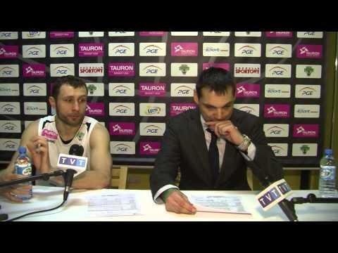 PGE TURÓW ZGORZELEC vs.  ROSA RADOM (konferencja 05.02.2014)