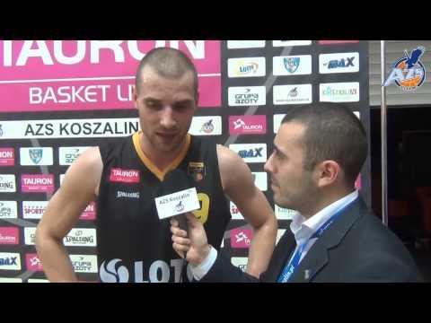 Wywiad po meczu - Paweł Leończyk, AZS Koszalin - Trefl Sopot 65:66, 11.01.2014