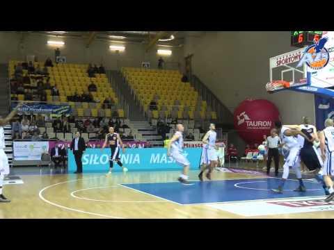 Skrót meczu, AZS Koszalin - Asseco Gdynia 68:66, 25.03.2014