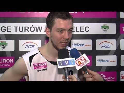 PGE TURÓW ZGORZELEC vs TREFL SOPOT 27.03.2014 WYWIADY POMECZOWE